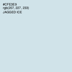 #CFE3E9 - Jagged Ice Color Image